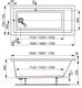 Миниатюра изображения товара Ванна акриловая VagnerPlast Cavallo 170x75 / VPBA170CAV2X-04 (с каркасом и 2 экранами)