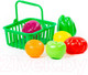Миниатюра изображения товара Корзина игрушечная Полесье Набор продуктов №13 с корзинкой / 66749
