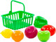 Миниатюра изображения товара Корзина игрушечная Полесье Набор продуктов №13 с корзинкой / 66749