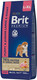 Миниатюра изображения товара Сухой корм для собак Brit Premium Dog Puppy and Junior Large and Giant с курицей / 5049981 (15кг)