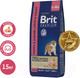 Миниатюра изображения товара Сухой корм для собак Brit Premium Dog Puppy and Junior Large and Giant с курицей / 5049981 (15кг)