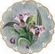 Миниатюра изображения товара Тарелка столовая обеденная Lefard Ирисы / 59-477