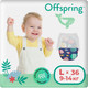 Миниатюра изображения товара Подгузники-трусики детские Offspring L 9-14кг Рыбки / OF02LF (36шт)