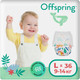 Миниатюра изображения товара Подгузники-трусики детские Offspring L 9-14кг Джунгли / OF02LA (36шт)