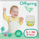 Миниатюра изображения товара Подгузники-трусики детские Offspring L 9-14кг Лимоны / OF02LLMN (36шт)