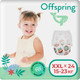 Миниатюра изображения товара Подгузники-трусики детские Offspring XXL 15-23кг Совы / OF02XXLO (24шт)