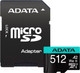 Миниатюра изображения товара Карта памяти A-data Premier Pro microSDXC 512GB с адаптером (AUSDX512GUI3V30SA2-RA1)