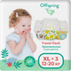 Миниатюра изображения товара Подгузники-трусики детские Offspring Travel Pack XL 12-20кг / OF02XLFOA (3шт)