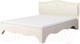 Миниатюра изображения товара Двуспальная кровать Мебель-Неман Астория МН-218-01-180 (кремовый)