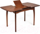 Миниатюра изображения товара Обеденный стол Tetchair Caterina 100+30x70x75 (бук/коричневый)