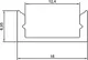 Миниатюра изображения товара Профиль для светодиодной ленты Rexant 146-200