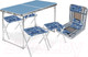 Миниатюра изображения товара Комплект складной мебели Ника ССТ-К2 (голубой/джинс)