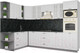 Миниатюра изображения товара Кухонный гарнитур Интерлиния Мила Деко 1.88x3.0 левая (белый/белый/кастилло темный)