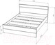 Миниатюра изображения товара Двуспальная кровать НК Мебель Gloss 160x200 / 72374522 (белый/белый глянец)