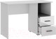 Миниатюра изображения товара Туалетный столик НК Мебель Gloss / 72374548 (белый/белый глянец)
