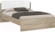 Миниатюра изображения товара Полуторная кровать НК Мебель Бланка 140x200 / 72250071 (дуб сонома/белый глянец)
