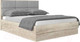 Миниатюра изображения товара Каркас кровати НК Мебель Венеция 160x200 / 72043457 (дуб серый крафт/рогожка)