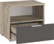 Миниатюра изображения товара Прикроватная тумба НК Мебель Венеция / 72040089 (дуб серый крафт/графит)