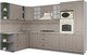 Миниатюра изображения товара Кухонный гарнитур Интерлиния Мила Деко 1.88x3.2 левая (луна/луна/травертин серый)