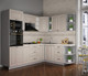 Миниатюра изображения товара Кухонный гарнитур Интерлиния Мила Деко 1.88x2.4 правая (луна/луна/травертин серый)