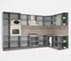 Миниатюра изображения товара Кухонный гарнитур Interline Мила Деко 1.88x3.4 правая (мята/мята/травертин серый)