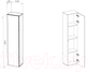 Миниатюра изображения товара Шкаф навесной НК Мебель Point тип-40 / 71774448 (дуб вотан)