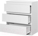 Миниатюра изображения товара Комод НК Мебель Stern Т-3 3-я / 72674928 (16мм, белый)