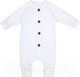 Миниатюра изображения товара Комбинезон для малышей Amarobaby Fashion / AB-OD21-FS5/33-56 (молочный, р. 56)