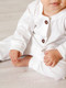 Миниатюра изображения товара Комбинезон для малышей Amarobaby Fashion / AB-OD21-FS5/33-56 (молочный, р. 56)