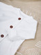 Миниатюра изображения товара Комбинезон для малышей Amarobaby Fashion / AB-OD21-FS5/33-56 (молочный, р. 56)