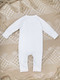 Миниатюра изображения товара Комбинезон для малышей Amarobaby Fashion / AB-OD21-FS5/33-56 (молочный, р. 56)