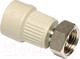 Миниатюра изображения товара Муфта Wavin 20x1/2 / SZM02020XX (с накидной гайкой)
