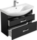 Миниатюра изображения товара Тумба под умывальник Акватон Адель 80 / 1A193801AF950 (черный)