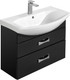 Миниатюра изображения товара Тумба под умывальник Акватон Адель 80 / 1A193801AF950 (черный)
