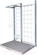 Миниатюра изображения товара Детский спортивный комплекс Perfetto Sport Scala In Legno Con Rete Grigio / PS-124