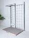 Миниатюра изображения товара Детский спортивный комплекс Perfetto Sport Scala In Legno Con Rete Grigio / PS-124