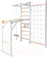 Миниатюра изображения товара Детский спортивный комплекс Perfetto Sport Scala In Legno Con Rete 2 Bianco-naturale / PS-131