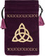 Миниатюра изображения товара Мешочек для гадальных карт Lo Scarabeo Tarot Bag Mini Triple Goddess / BTM03