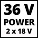 Миниатюра изображения товара Воздуходувка аккумуляторная Einhell GE-LB 36/210 Li E-Solo (3433620)