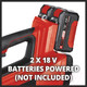 Миниатюра изображения товара Воздуходувка аккумуляторная Einhell GE-LB 36/210 Li E-Solo (3433620)