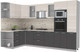 Миниатюра изображения товара Кухонный гарнитур Интерлиния Мила 1.68x3.2 левая (вудлайн кремовый/антрацит/бискайская сосна)
