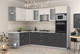 Миниатюра изображения товара Кухонный гарнитур Интерлиния Мила 1.68x2.8 левая (вудлайн кремовый/антрацит/бискайская сосна)