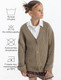 Миниатюра изображения товара Кардиган детский Amarobaby Knit / AB-OD21-KNIT19/03-110 (бежевый, р.110)