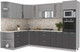 Миниатюра изображения товара Кухонный гарнитур Интерлиния Мила 1.88x3.0 левая (серебристый/антрацит/опал светлый)