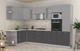Миниатюра изображения товара Кухонный гарнитур Интерлиния Мила 1.68x3.2 левая (серебристый/антрацит/опал светлый)