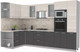 Миниатюра изображения товара Кухонный гарнитур Интерлиния Мила 1.68x3.2 левая (вудлайн кремовый/антрацит/опал светлый)