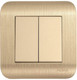 Миниатюра изображения товара Выключатель Luxar Deco 10.011.05 (шампань)