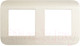 Миниатюра изображения товара Рамка для выключателей и розеток Luxar Deco 10.902.01 (белый)