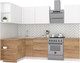 Миниатюра изображения товара Кухонный гарнитур Интермебель Микс Топ-13 2.1x1.5м левая (белый премиум/дуб крафт золотой/венато)