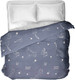Миниатюра изображения товара Пододеяльник Samsara Коты на синем фоне 220По-6